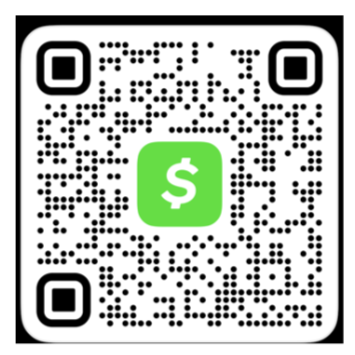 Cash App QR code for sponsoring copies of Visual Support Tools through The Rocco Project